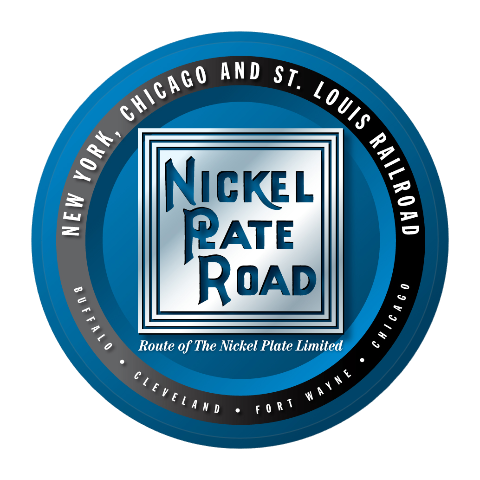 Nickel Plate Road Railroad Round Magnet