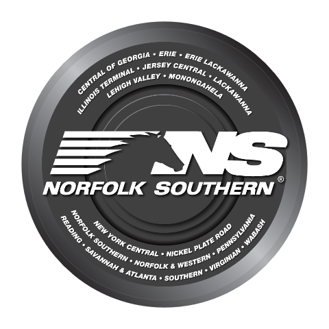 Norfolk Southern Round Magnet
