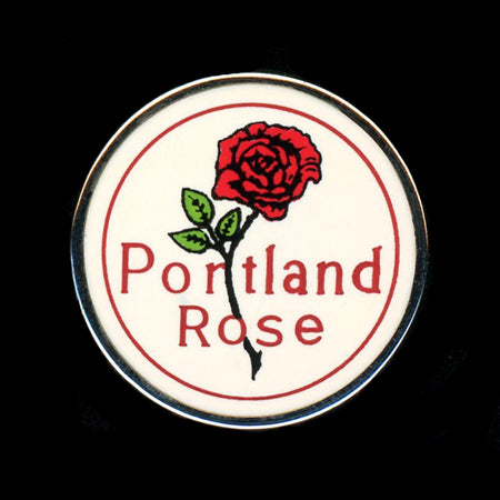 Portland Rose Railroad Pin