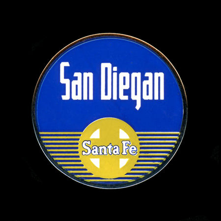 San Diegan Railroad Pin