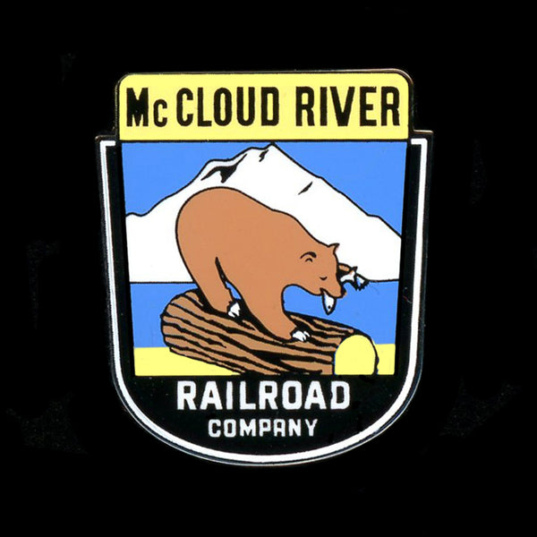 McCloud River Railroad Company Pin Schrader's Railroad Catalog