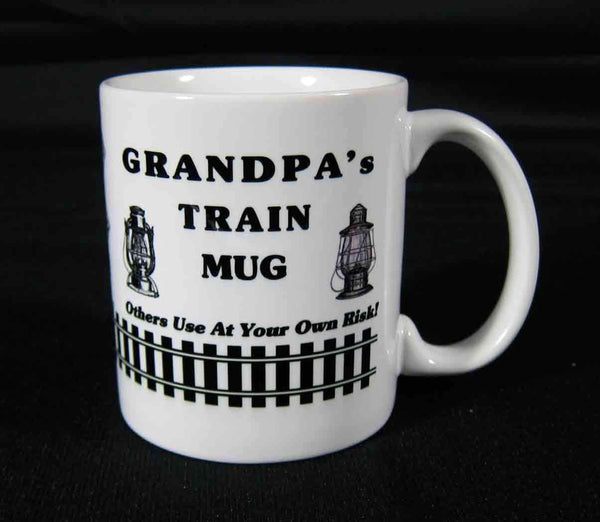 Grandpa's Train Mug Schrader's Railroad Catalog