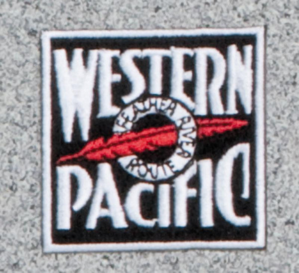Western Pacific Railroad Logo Patch Schrader's Railroad Catalog