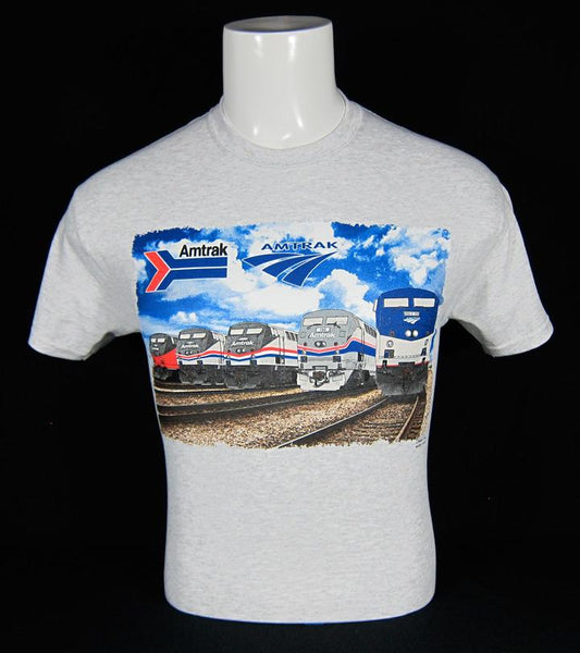 Amtrak Heritage TShirt Schrader's Railroad Catalog