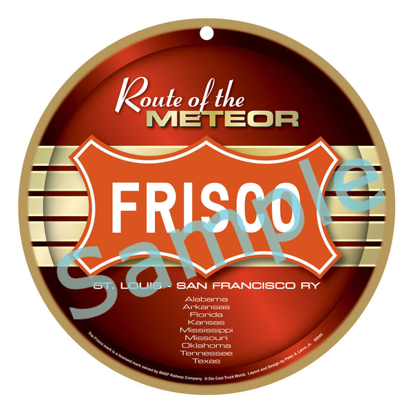 Frisco Plaque Schrader's Railroad Catalog