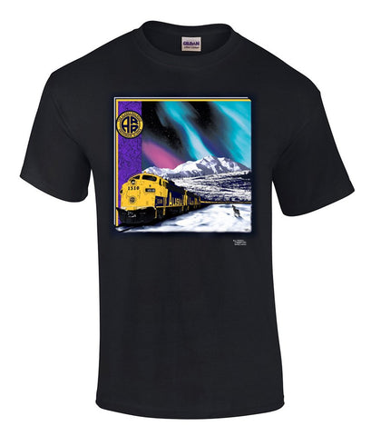Alaska Railroad at Mt. McKinley T-Shirt
