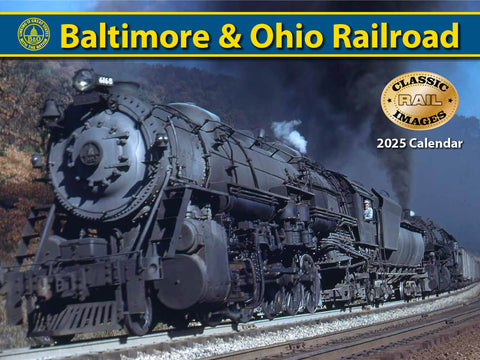 Tidemark Baltimore and Ohio (B&O) Railroad 2025 Calendar