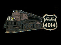 UP Big Boy 4014 Locomotive Pin with Number Plate