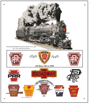 PRR Historic Logo Sign