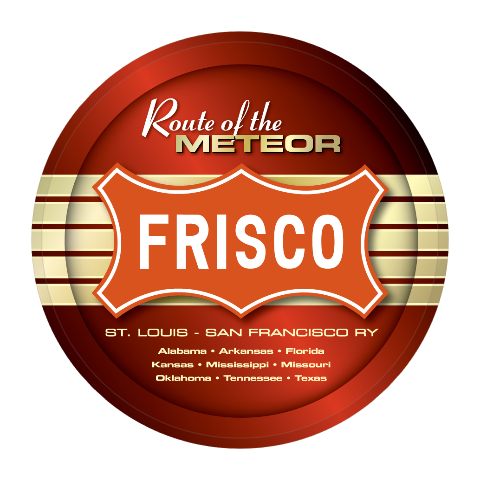 Frisco Lines Round Magnet