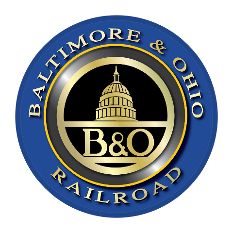 Baltimore & Ohio Railroad Round Magnet