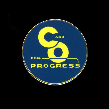 C&O for Progress Railroad Pin