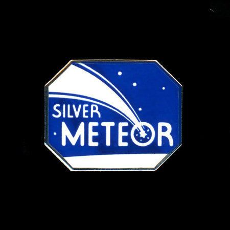 Silver Meteor Railroad Pin