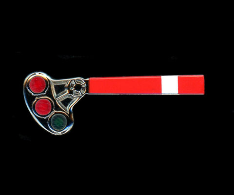 Semaphore (Red-White) Pin