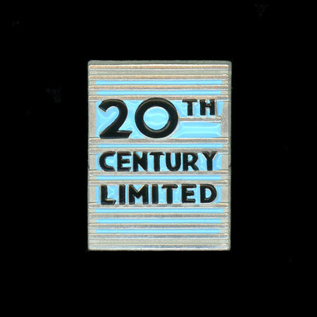 20th Century Blue Railroad Pin