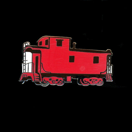 Red Caboose Railroad Pin