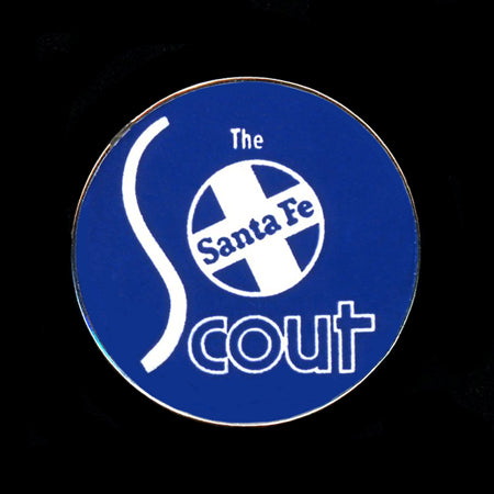 The Scout Santa Fe Railroad Pin