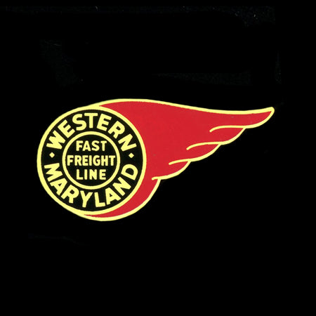 Western Maryland Fireball Railroad Pin