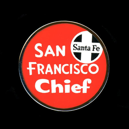 San Francisco Chief Railroad Pin