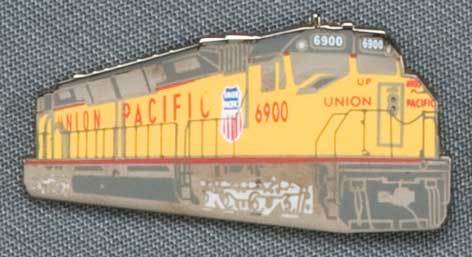 Union Pacific 6900 Locomotive Pin - Schrader's Railroad Catalog