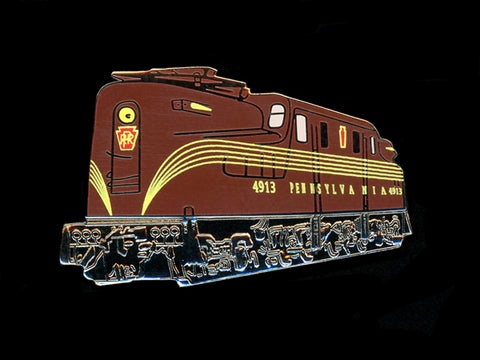 GG1 Red Locomotive Railroad Pin
