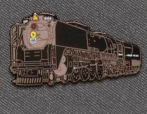 UP 844 Locomotive Railroad Pin