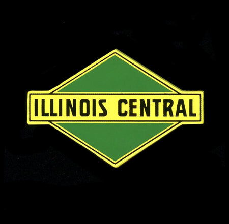 Illinois Central (Buff/Green) Pin