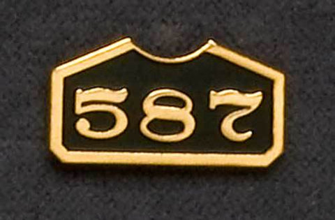 Nickel Plate 587 Railroad Pin