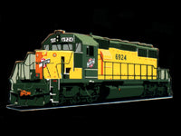 Chicago & Northwestern SD40 #6924 Locomotive Pin