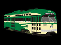 San Francisco PCC Car #1033 Pin