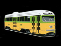 NCL Los Angeles & El Paso PCC Car #1301 Pin