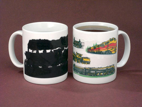 Color Changing Train Wondermug Coffee Mug