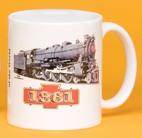 PRR #1361 Engine with Logo Mug