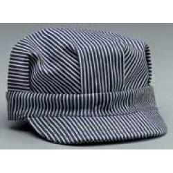 Wide Stripe Child's Engineer Hat- Youth