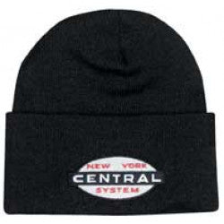 New York Central Cigar Band- Black Logo Stocking Cap