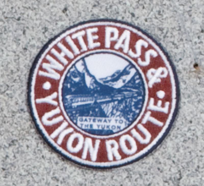 White Pass & Yukon Railroad Logo Patch Schrader's Railroad Catalog