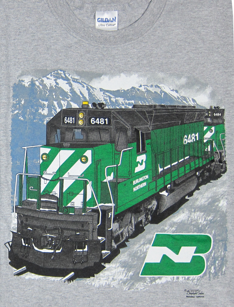 Burlington Northern Locomotive T-Shirt