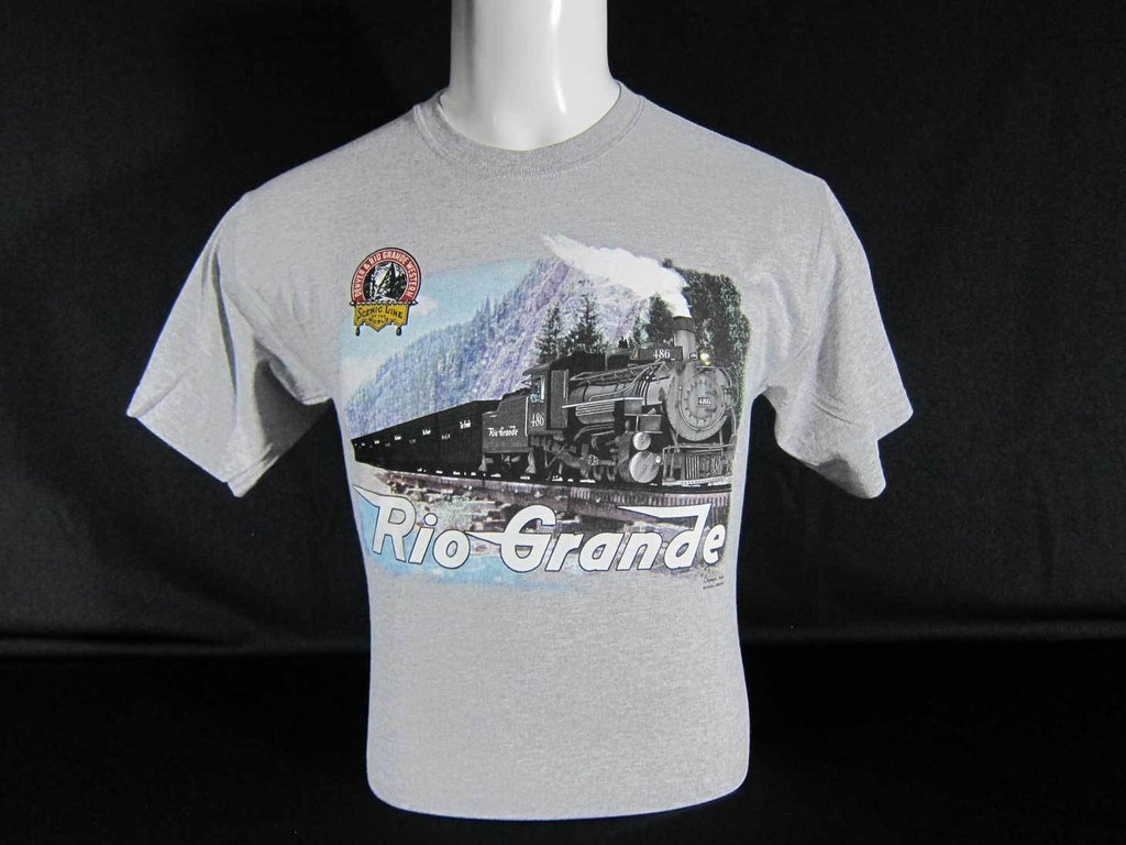 Rio Grande 486 TShirt Schrader's Railroad Catalog