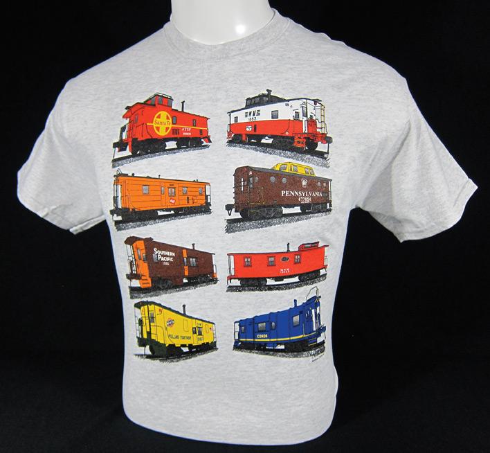 Caboose TShirt Schrader's Railroad Catalog
