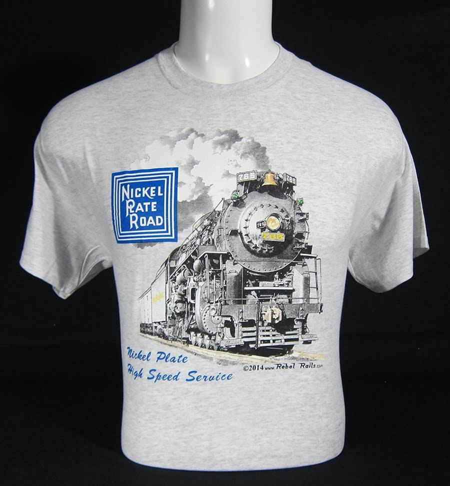 Nickel Plate 765 Steam Engine TShirt Schrader's Railroad Catalog