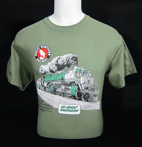 Great Northern 2-8-8-2 Steam Engine T-Shirt