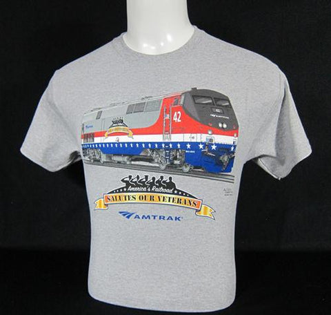 Amtrak Salutes our Veteran's T Shirt