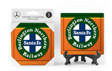 Burlington Northern Sante Fe Railway Logo Absorbent Ceramic Stone Coaster