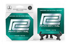 Penn Central Logo Absorbent Ceramic Stone Coaster
