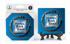 Nickel Plate Road Logo Absorbent Ceramic Stone Coaster