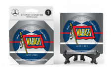 Wabash Logo Absorbent Ceramic Stone Coaster