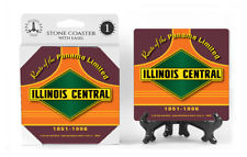 Illinois Central Logo Absorbent Ceramic Stone Coaster