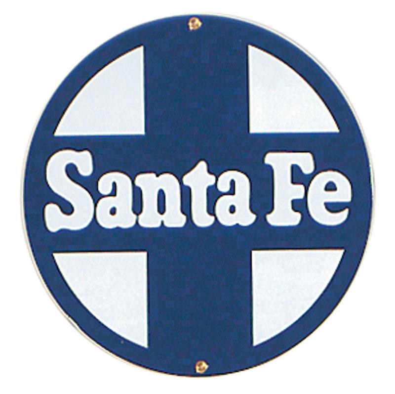 Santa Fe Porcelain Sign