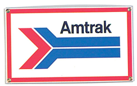 Amtrak Porcelain Sign