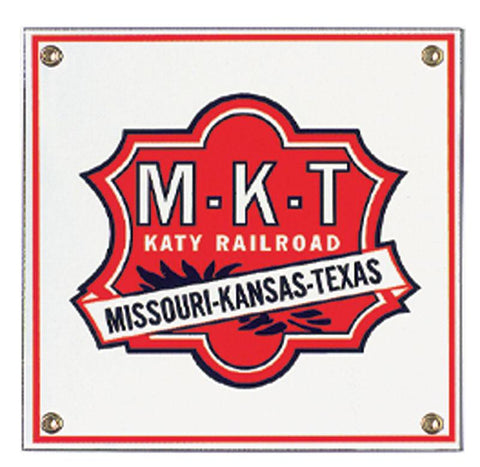 Missouri Kansas Texas Porcelain Sign